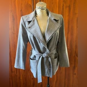 Banana Republic - Gorgeous Chambray blue jacket sz 14